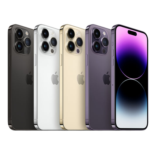 Refurbished iPhone 14 Pro Max 128GB – Mixed Colours | Original or Aftermarket Screen